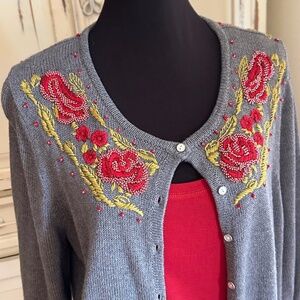 EMBROIDERED Cardigan made in Germany